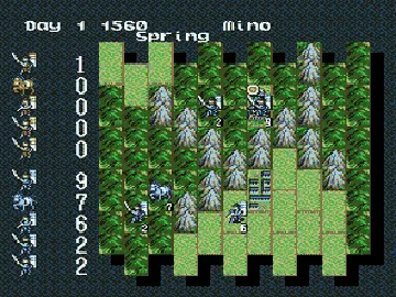 Nobunaga no Yabou - Zenkoku Ban (Japan) screen shot game playing